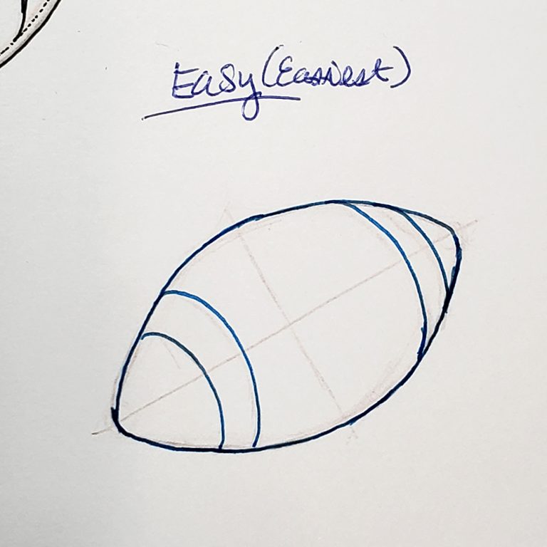 How to draw a football - A Fun & painless football drawing tutorial for ...